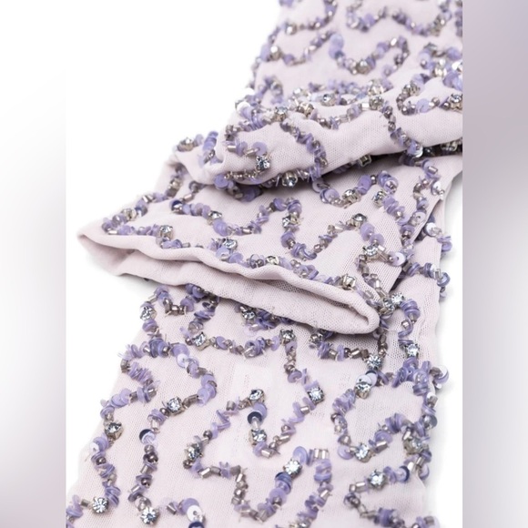 Retrofete Poppy sequinned gloves in Lilac beads from Revolve​​​​​ - Picture 3 of 6